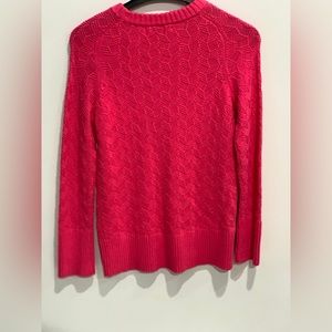Free Assembly Hot Pink Crew Neck Sweater Size Small